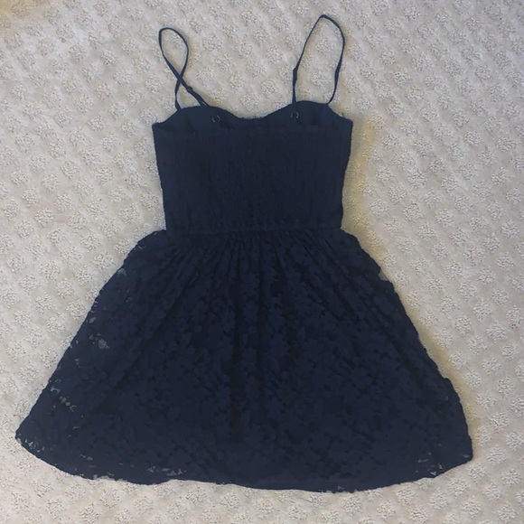 Abercrombie & Fitch Navy Blue Mini Dress - Picture 2 of 5